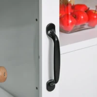 Outsunny Lantaarn op zonne-energie met led-tuinlantaarn tuinpadverlichting 10 lumen 120 H cm zwart(m-11)