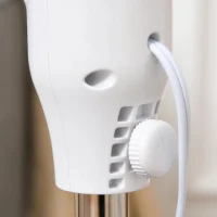 HOMCOM 138 cm staande ventilator 5 uurs timer ventilator 3 snelheden instelbaar staal(m-11)