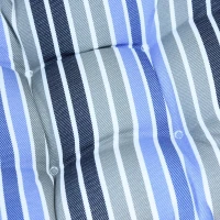 Outsunny Set van 2 zitkussens 50x45cm stoelkussens zitkussen tuinstoelkussens blauw(m-7)