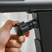 Elektrische loopband met LCD-display inklapbare fitnessapparatuur 1-14 km/u staal(m-9)