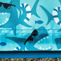 Outsunny Ligstoel voor kinderen 180 ° verstelbaar, opvouwbaar tuinstoel voor 2-6 jaar blauw(m-8)