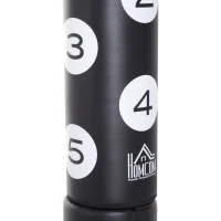 HOMCOM staande bokszak bokspop boks-dummy dummy training bokspartner bokszak boksen zwart 70 B x 70 D x 176 H cm(m-8)