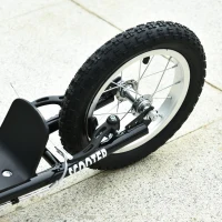 HOMCOM Kinderscooter stuur verstelbare step met luchtbanden 12 inch vanaf 5 jaar(m-9)