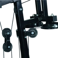 HOMCOM fitness-station krachtstation multigym fitnesscentrum fitnessapparaat pull-down leg curl(m-8)