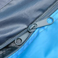 Outsunny Pop-up tent voor 1-2 personen kampeertent 3 seizoenen glasvezel blauw + grijs(m-9)