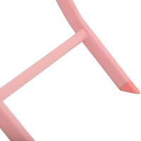 Tuinset metalen meubelset 3-delig. Bistrotafel met 2 stoelen roze(m-11)