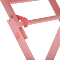 Tuinset metalen meubelset 3-delig. Bistrotafel met 2 stoelen roze(m-8)