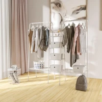 Kantoorstoel met massage draaistoel in hoogte verstelbaar directiestoel massagestoel crèmewit(m-2)