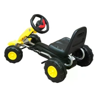 HOMCOM Children Pedal Go Kart Kids Ride On Bike Toy Manual Racing Rider(m-8)