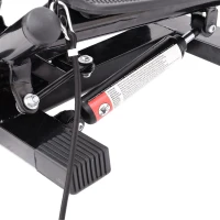 HOMCOM mini stepper sidestepper fitness hometrainer inclusief trainingsbanden(m-9)