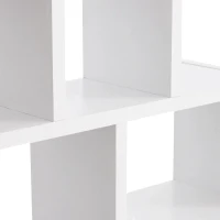 HOMCOM Wandstelling hangende stelling zwevende plank rek boekenplank wandplank organizer hout(m-6)