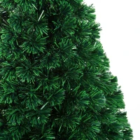 HOMCOM Kerstboom dennenboom kerstboom LED-optische vezel boom ster 8 model(m-9)