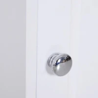 HOMCOM Badkamerkast linnenkast keukenkast opbergkast MDF wit(m-10)