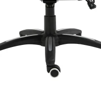 HOMCOM Bureaustoel Massagestoel met 6 Vibratiepunten Ergonomische Gaming Stoel met Verwarmingsfunctie Kunstleer Wit 68 x 69 x 108-117cm(m-11)