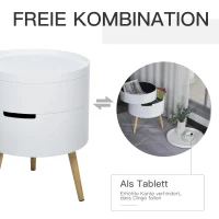 HOMCOM badkamermeubel met in hoogte verstelbare plank badkamermeubel met jalouziedeur hoge badkamerkast MDF spaanplaat wit 34 x 20 x 165 cm(m-4)