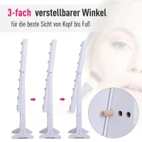 HOMCOM sieradenkast spiegel LED-verlichting spiegelkast verstelbare spiegel(m-5)