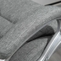 Vinsetto Ergonomische Bureaustoel Schommelfunctie Grijs(m-10)