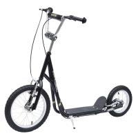 HOMCOM 12" Tyres Scooter-Black