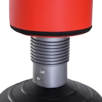 HOMCOM Staande bokszak bokspop boksdummy bokszak boksen in hoogte verstelbaar NIEUW rood(m-8)