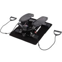 HOMCOM mini stepper sidestepper fitness hometrainer inclusief trainingsbanden