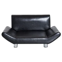 PawHut dierenmand hondenmat hondenbed dierenbed hond hondenzetel zwart(m-1)