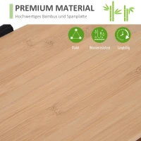 HOMCOM badkamerkast met open plank,(m-7)