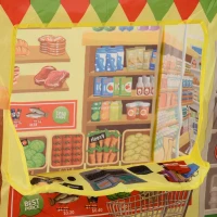 HOMCOM kinderspeeltent speeltent supermarktdeur en verkoopvenster 3 jaar(m-7)
