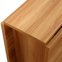 HOMCOM mobiele tafel klaptafel met wielen bureau bijzettafel opbergruimte(m-8)