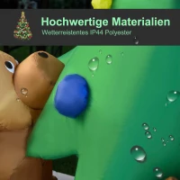 HOMCOM Opblaasbare kerstboom(m-5)