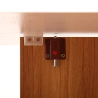 HOMCOM klaptafel mobiele tafel met wielen bureau bijzettafel Bureau(m-9)