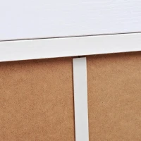 HOMCOM Dressoir sideboard wit hout schoenenkast schoenenrek plank universele kast plank(m-9)