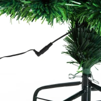 HOMCOM Kerstboom dennenboom kerstboom LED-optische vezel boom ster 8 model(m-10)