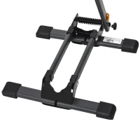 HOMCOM Universele fietsenhouder Opvouwbare fietsstandaard Beursstandaard metaal(m-8)