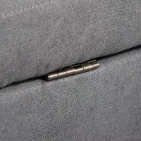 HOMCOM Modern Loveseat Sofa Button-Tufted Fabric Couch with Storage Chest Wood Legs(m-7)