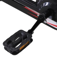 HOMCOM Skelter met pedalen kindervoertuig verstelbaar rubberen banden metaal rood(m-11)