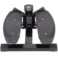 HOMCOM mini stepper sidestepper fitness hometrainer inclusief trainingsbanden(m-6)