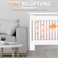HOMCOM Radiatorbehuizing radiatorkap radiator radiatorbedekking 3 afmetingen(m-4)