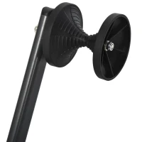 HOMCOM Universele fietsenhouder Opvouwbare fietsstandaard Beursstandaard metaal(m-9)