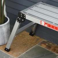 Homcom werkplatform aluminium opstap | Aosom.de(m-9)