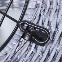 PawHut Transportmand transportbox voor katten honden wilgenmand mandgrot met rooster(m-9)