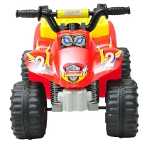 HOMCOM Elektroquad kinderquad elektrische kinderauto elektrische motor motorfiets rood(m-6)