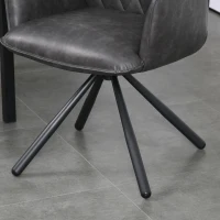 HOMCOM eetkamerstoel kan 360° worden gedraaid(m-8)