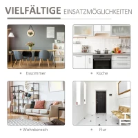 HOMCOM Schoenenbank zitbank 2-in-1 design met schoenenrek verborgen compartiment(m-5)