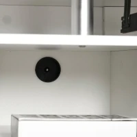 HOMCOM computerbureau bureau met laden thuiskantoor opbergruimte wit(m-7)