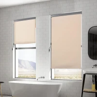 Verticale luifel aluminium balkonluifel met handslinger crèmewit 160 x 250 cm(m-2)