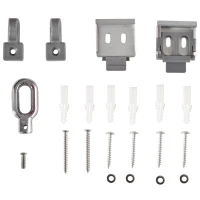 Outsunny Verticale Zonwering voor Balkon, Windscherm, Zijrollo Privacybescherming met Handslinger, Polyester+Aluminium Crèmewit 140 x 100 cm(m-10)