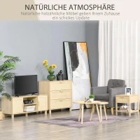 HOMCOM nachtkastje nachttafel(m-6)