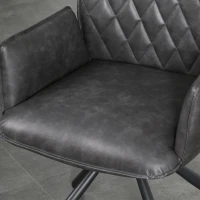 HOMCOM eetkamerstoel kan 360° worden gedraaid(m-7)