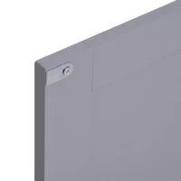 Kleankin Wastafelonderkast badkamermeubel met 2 deuren stelling verstelbaar MDF(m-8)