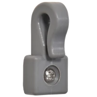 Outsunny Verticale Zonwering voor Balkon, Windscherm, Zijrollo Privacybescherming met Handslinger, Polyester+Aluminium Crèmewit 140 x 100 cm(m-9)